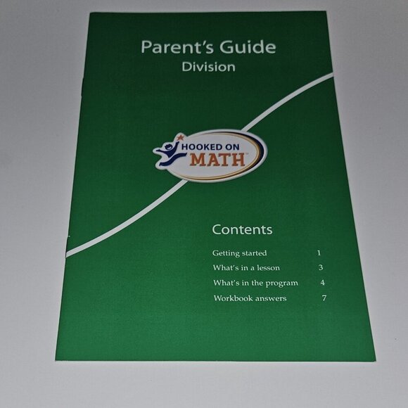 Hooked on Math Division Kit Poster Guide Workbook CDs Coins Money Tokens Spinner - Picture 5 of 15